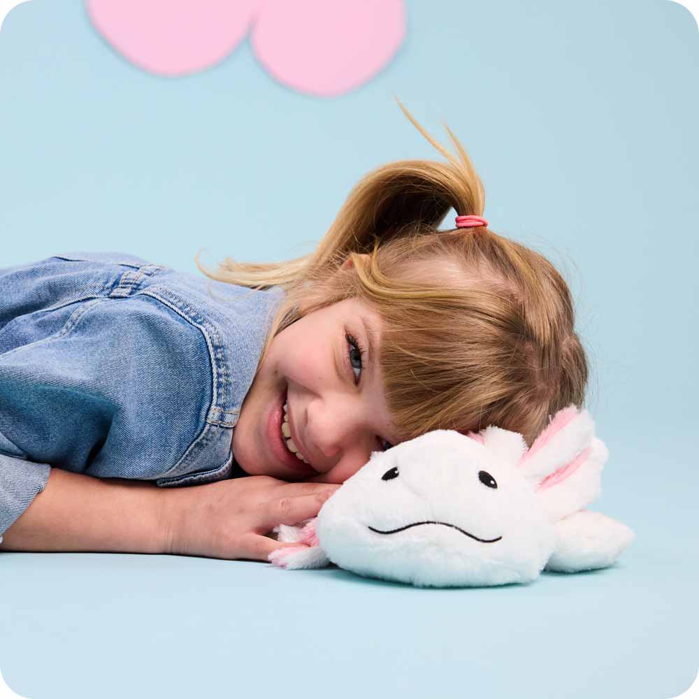 White Axolotl Warmies - Image 2
