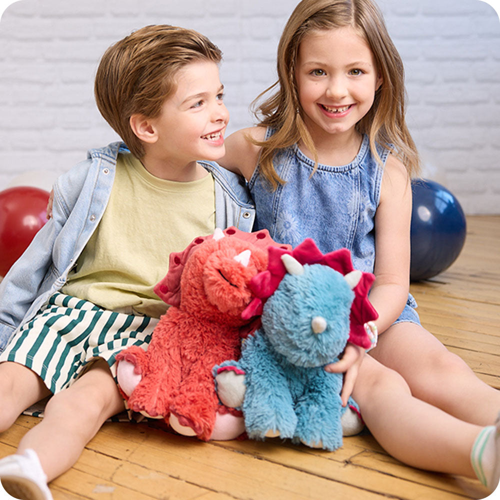 Red Triceratops Warmies - Image 2